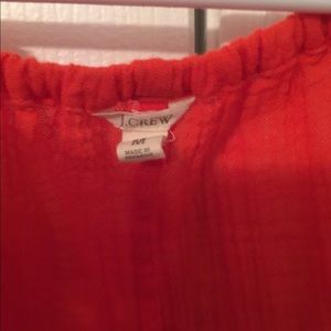 J Crew peasant top in great condition